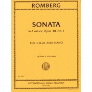 ソナタ・ホ短調・Op.38・No.1（ベルンハルト・ロンベルク）（チェロ+ピアノ）【Sonata in E minor, Op.38, No.1】