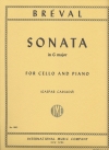 ソナタ・ト長調（ジャン・バティスト・ブレヴァル）（チェロ+ピアノ）【Sonata in G major】