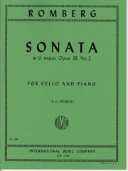 ソナタ・ト長調・Op.38・No.2（ベルンハルト・ロンベルク）（チェロ+ピアノ）【Sonata in G major, Opus 38, No. 2】