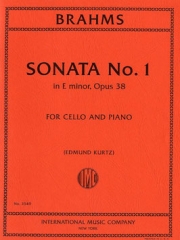 ソナタ・No.1・ホ短調・Op.38（ヨハネス・ブラームス）（チェロ+ピアノ）【Sonata No. 1 in E minor, Op. 38】