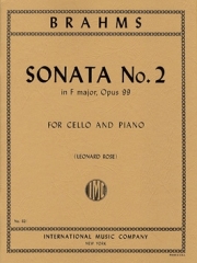 ソナタ・No.2・ヘ長調・Op.99（ヨハネス・ブラームス）（チェロ+ピアノ）【Sonata No. 2 in F major, Opus 99】