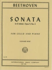 ソナタ・No.2・ト短調・Op.5・No.2（ベートーヴェン）（チェロ+ピアノ）【Sonata No. 2 in G minor, Opus 5, No. 2】