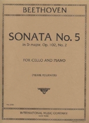 ソナタ・No.5・ニ長調・Op.102・No.2（ベートーヴェン）（チェロ+ピアノ）【Sonata No. 5 in D major, Opus 102, No. 2】