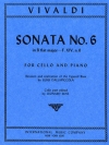ソナタ・No.6・変ロ長調・RV 46（アントニオ・ヴィヴァルディ）（チェロ+ピアノ）【Sonata No. 6 in B flat major, RV 46】