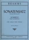 ゾナーテンザッツ（スケルツォ）（ヨハネス・ブラームス）（チェロ+ピアノ）【Sonatensatz (Scherzo) (Op. posth.)】