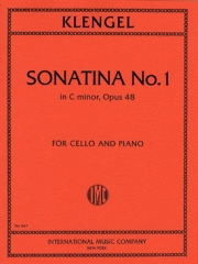 ソナチネ・No.1・ハ短調・Op.48（ユリウス・クレンゲル）（チェロ+ピアノ）【Sonatina No. 1 in C minor, Opus 48】