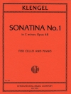 ソナチネ・No.1・ハ短調・Op.48（ユリウス・クレンゲル）（チェロ+ピアノ）【Sonatina No. 1 in C minor, Opus 48】