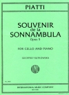 夢遊病の娘からのおみやげ・Op.5（カルロ・アルフレッド・ピアッティ）（チェロ+ピアノ）【Souvenir de la Sonnambula, Opus 5】