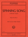 スピニング・ソング・Op.55・No.1（ダーヴィト・ポッパー）（チェロ+ピアノ）【Spinning Song, Opus 55, No. 1】