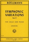 交響的変奏曲・Op.23（レオン・ボエルマン）（チェロ+ピアノ）【Symphonic Variations,Opus 23】
