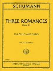 ３つのロマンス・Op.94（ロベルト・シューマン）（チェロ+ピアノ）【Three Romances, Opus 94】