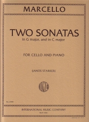 2つのソナタ・（ト長調＆ハ長調）（ベネデット・マルチェッロ）（チェロ+ピアノ）【Two Sonatas (in G major & C major)】