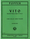 ビトー（スペイン舞曲）・Op.54・No.5（ダーヴィト・ポッパー）（チェロ+ピアノ）【Vito, Opus 54, No. 5】