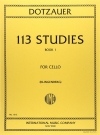 113の練習曲・Vol.1（フリードリヒ・ドッツァウアー）（チェロ）【113 Studies in Four Volumes - Volume I】