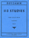 113の練習曲・Vol.4（フリードリヒ・ドッツァウアー）（チェロ）【113 Studies in Four Volumes - Volume IV】