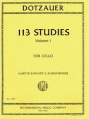 113の練習曲・Vol.1(フリードリヒ・ドッツァウアー)（チェロ）【113 Studies, Volume I】