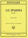 113の練習曲・Vol.1(フリードリヒ・ドッツァウアー)（チェロ）【113 Studies, Volume I】