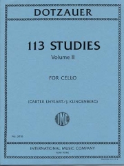 113の練習曲・Vol.2(フリードリヒ・ドッツァウアー)（チェロ）【113 Studies, Volume II】