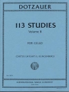 113の練習曲・Vol.2(フリードリヒ・ドッツァウアー)（チェロ）【113 Studies, Volume II】