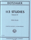 113の練習曲・Vol.4(フリードリヒ・ドッツァウアー)（チェロ）【113 Studies, Volume IV】