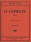 12のカプリース・Op.25（アルフレッド・ピアッティ）（チェロ）【12 Caprices, Opus 25】