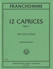 12のカプリース・Op.7（オーギュスト・フランショーム）（チェロ）【12 Caprices, Opus 7】