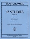 12の練習曲・Op.35（オーギュスト・フランショーム）（チェロ）【12 Studies, Opus 35】