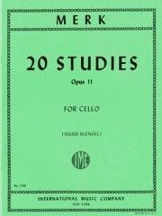 20の練習曲・Op.11（ヨーゼフ・メルク）（チェロ）【20 Studies, Opus 11】