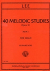 40のメロディック練習曲・Op.31・Vol.1（ゼバスティアン・リー）（チェロ）【40 Melodic Studies, Opus 31: Volume I】