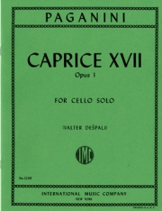 カプリース17・Op.1（ニコロ・パガニーニ）（チェロ）【Caprice XVII, Opus 1】