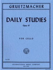 毎日の練習曲・Op.67（フリードリヒ・グルツマッヒャー）（チェロ）【Daily Studies, Opus 67】