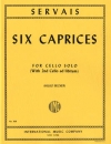 6つのカプリース・Op.11（アドリエン・フランソワ・セルヴェ）（チェロ）【Six Caprices (with 2nd cello), Opus 11】