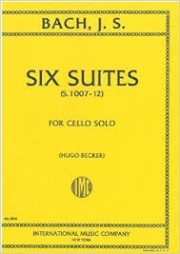 6つの組曲・S. 1007-1012（バッハ）（チェロ）【Six Suites, S. 1007-1012】