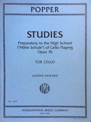 練習曲・Op.76（ダーヴィト・ポッパー）（チェロ）【Studies: Preparatory to the High School (Hohe Schule) 】