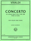 協奏曲・イ短調・RV 358 (Opus 9, No. 5)（アントニオ・ヴィヴァルディ）（ヴァイオリン+ピアノ）【Concerto in A minor, RV 358 (Opus 9, No. 5)】