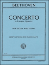 協奏曲・ニ長調・Op. 61（ベートーヴェン）（ヴァイオリン+ピアノ）【Concerto in D major, Opus 61. With Cadenzas by JOACHIM 】