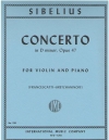 協奏曲・ニ短調 ・Op.47（ジャン・シベリウス）（ヴァイオリン+ピアノ）【Concerto in D minor, Opus 47】