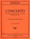 協奏曲・ホ長調 ・ RV 263a (Opus 9, No. 4)（アントニオ・ヴィヴァルディ）（ヴァイオリン+ピアノ）【Concerto in E major, RV 263a (Opus 9, No. 4)】