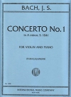 協奏曲・No.1・イ短調・S. 1041（バッハ）（ヴァイオリン+ピアノ）【Concerto No. 1 in A minor, S. 1041】