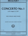 協奏曲・No.1・変ロ長調・K. 207（モーツァルト）（ヴァイオリン+ピアノ）【Concerto No. 1 in B Flat Major, K. 207】