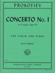 協奏曲・No.1・ニ長調・Op.19（セルゲイ・プロコフィエフ）（ヴァイオリン）【Concerto No. 1 in D major, Opus 19】