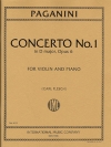 協奏曲・No.1・ニ長調・Op.6（ニコロ・パガニーニ）（ヴァイオリン+ピアノ）【Concerto No. 1 in D major, Opus 6 with Cadenzas by FLESCH 】