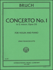 協奏曲・No.1・ト短調・Op.26（マックス・ブルッフ）（ヴァイオリン+ピアノ）【Concerto No. 1 in G minor, Opus 26】