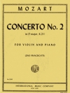 協奏曲・No.2・ニ長調・K. 211（モーツァルト）（ヴァイオリン+ピアノ）【Concerto No. 2 in D major, K. 211 with Cadenzas by ZINO FR】