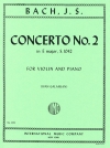 協奏曲・No.2・ホ長調・S. 1042（バッハ）（ヴァイオリン+ピアノ）【Concerto No. 2 in E major, S. 1042】