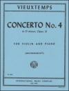 協奏曲・No.4・ニ短調・Op.31（アンリ・ヴュータン）（ヴァイオリン+ピアノ）【Concerto No. 4 in D minor, Opus 31】