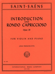 序奏とロンド・カプリチオーソ・Op.28（カミーユ・サン＝サーンス）（ヴァイオリン+ピアノ）【Introduction & Rondo Capriccioso, Opus 28】