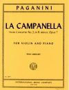 ラ・カンパネラ・Op.7（ニコロ・パガニーニ）（ヴァイオリン+ピアノ）【La Campanella (The Bell) Opus.7】