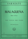 マラゲーニャ・Op.21・No.1（パブロ・デ・サラサーテ） （ヴァイオリン+ピアノ）【Malaguena, Opus 21, No. 1】