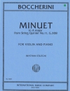 メヌエット・イ長調（ルイジ・ボッケリーニ） （ヴァイオリン+ピアノ）【Minuet in A major (from String Quintet No. 11, G. 308)】